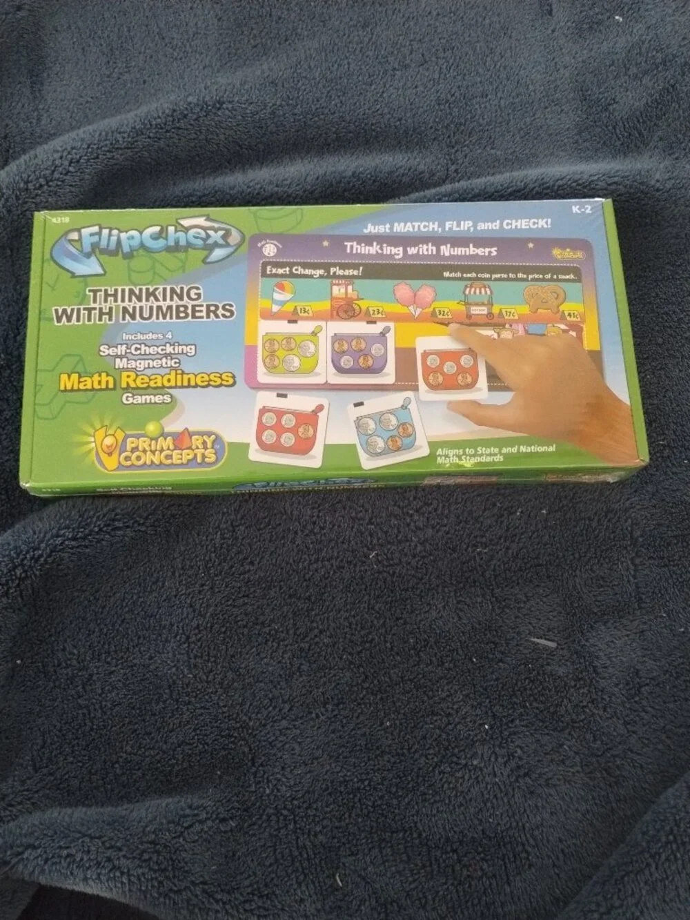 Flip Chex Thinking with Numbers self checking Math Magnetic game